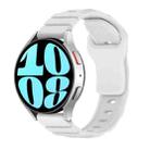 18mm Armor Silicone Watch Band(White) - 1