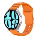 18mm Armor Silicone Watch Band(Orange) - 1