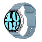 18mm Armor Silicone Watch Band(Rock Blue) - 1