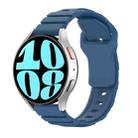 20mm Armor Silicone Watch Band(Dark Blue) - 1