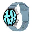 20mm Armor Silicone Watch Band(Rock Blue) - 1