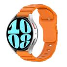 22mm Armor Silicone Watch Band(Orange) - 1