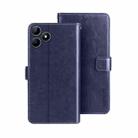 For Realme Note 50 idewei Crazy Horse Texture Leather Phone Case(Blue) - 1