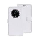 For Realme 14 Pro 5G idewei Crazy Horse Texture Leather Phone Case(White) - 1