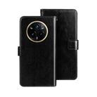 For Realme 14 Pro+ 5G idewei Crazy Horse Texture Leather Phone Case(Black) - 1