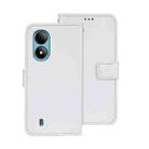 For ZTE Blade A33S idewei Crazy Horse Texture Leather Phone Case(White) - 1