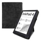 For Pocketbook InkPad Color 2 / 3 Calfskin Leather Smart Tablet Case(Black) - 1