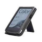 For Pocketbook PB616 Calfskin Leather Smart Tablet Case(Black) - 3