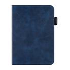 For Pocketbook PB616 Calfskin Leather Smart Tablet Case(Blue) - 2