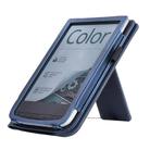For Pocketbook PB616 Calfskin Leather Smart Tablet Case(Blue) - 3