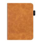 For Pocketbook PB616 Calfskin Leather Smart Tablet Case(Brown) - 2