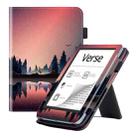For Pocketbook Verse / Verse Pro Painted Calfskin Smart Leather Tablet Case(Night) - 1