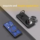 For ZTE nubia Focus Pro CD Texture Sliding Camshield Magnetic Holder Phone Case(Purple) - 3