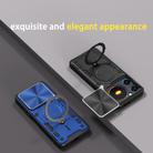 For ZTE nubia Music CD Texture Sliding Camshield Magnetic Holder Phone Case(Silver) - 3
