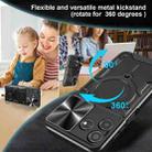 For ZTE Axon 50 Lite 4G CD Texture Sliding Camshield Magnetic Holder Phone Case(Red) - 3