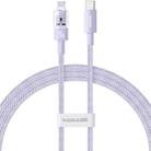 Baseus CD Series PD20W USB-C / Type-C to 8 Pin Fast Charging Data Cable, Length:1m(Purple) - 1