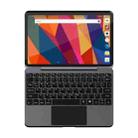 For iPad Pro 12.9 2020/2021/2022 Aluminum Alloy Bluetooth Touch Keyboard Leather Case(Grey) - 1