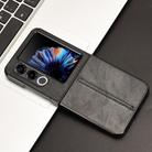For ZTE nubia Flip2 / Libero Flip2 Cow Pattern Sewing Back Cover Phone Case(Black) - 2