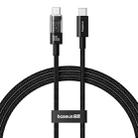Baseus CD Series PD100W USB-C / Type-C to USB-C / Type-C Fast Charging Data Cable, Length:1m(Black) - 1