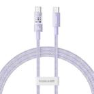 Baseus CD Series PD100W USB-C / Type-C to USB-C / Type-C Fast Charging Data Cable, Length:1m(Purple) - 1