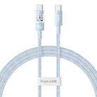 Baseus CD Series PD100W USB-C / Type-C to USB-C / Type-C Fast Charging Data Cable, Length:2m(Blue) - 1