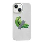 For iPhone 15 Cartoon Film Craft Hard PC Phone Case(Banana) - 1