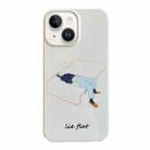 For iPhone 15 Plus Cartoon Film Craft Hard PC Phone Case(Lie Flat) - 1