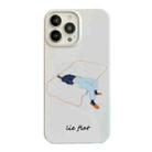 For iPhone 15 Pro Cartoon Film Craft Hard PC Phone Case(Lie Flat) - 1