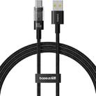 Baseus CD Series PD100W USB to USB-C / Type-C Fast Charging Data Cable, Length:1m(Black) - 1