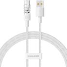 Baseus CD Series PD100W USB to USB-C / Type-C Fast Charging Data Cable, Length:1m(White) - 1