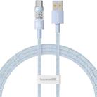 Baseus CD Series PD100W USB to USB-C / Type-C Fast Charging Data Cable, Length:1m(Blue) - 1