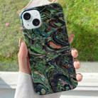 For iPhone 15 Plus Varnishing Water Stick PC Phone Case(Watercolor) - 1