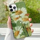 For iPhone 15 Pro Varnishing Water Stick PC Phone Case(Big Chrysanthemum) - 1