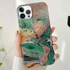 For iPhone 15 Pro Max Varnishing Water Stick PC Phone Case(Waves) - 1