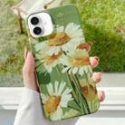 For iPhone 16 Plus Varnishing Water Stick PC Phone Case(Big Chrysanthemum) - 1