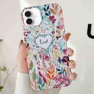 For iPhone 16 Varnishing Water Stick PC Phone Case(Love) - 1