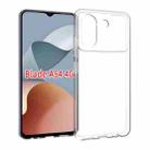 For ZTE Blade A54 4G Waterproof Texture TPU Phone Case(Transparent) - 1