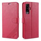 For Vivo X50 AZNS Sheepskin Texture Horizontal Flip Leather Case with Holder & Card Slots & Wallet(Red) - 1