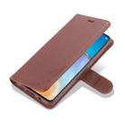For Xiaomi Mi Note 10 Lite AZNS Sheepskin Texture Horizontal Flip Leather Case with Holder & Card Slots & Wallet(Brown) - 4