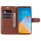 For Xiaomi Mi Note 10 Lite AZNS Sheepskin Texture Horizontal Flip Leather Case with Holder & Card Slots & Wallet(Brown) - 7