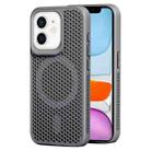 For iPhone 11 MagSafe Magnetic Heat Dissipation Phone Case(Grey) - 1
