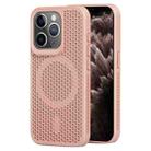 For iPhone 11 Pro Max MagSafe Magnetic Heat Dissipation Phone Case(Pink) - 1