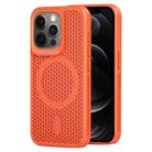 For iPhone 12 Pro MagSafe Magnetic Heat Dissipation Phone Case(Orange) - 1