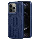 For iPhone 12 Pro MagSafe Magnetic Heat Dissipation Phone Case(Dark Blue) - 1