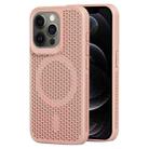 For iPhone 12 Pro MagSafe Magnetic Heat Dissipation Phone Case(Pink) - 1