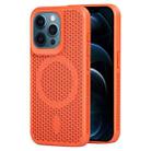 For iPhone 12 Pro Max MagSafe Magnetic Heat Dissipation Phone Case(Orange) - 1