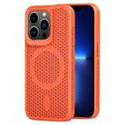 For iPhone 13 Pro MagSafe Magnetic Heat Dissipation Phone Case(Orange) - 1