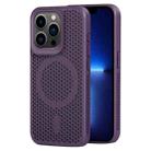 For iPhone 13 Pro MagSafe Magnetic Heat Dissipation Phone Case(Dark Purple) - 1