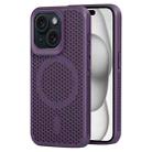 For iPhone 15 Plus MagSafe Magnetic Heat Dissipation Phone Case(Dark Purple) - 1