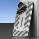 For Huawei Pura 70 Ice Sense Heat Dissipation Electroplating Frosted Phone Case(Silver) - 1